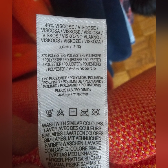 Never Fully Dressed Pink and Orange Heart Sun Cardigan - Picture 4 of 4